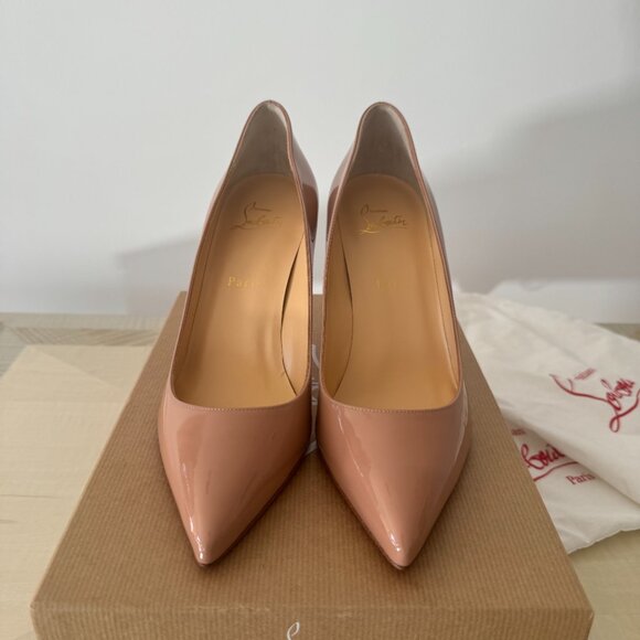 *NEW* Christian Louboutin PIGALLE Follies Pointe Toe Patent Leather Pump 39.5EU - Picture 3 of 10